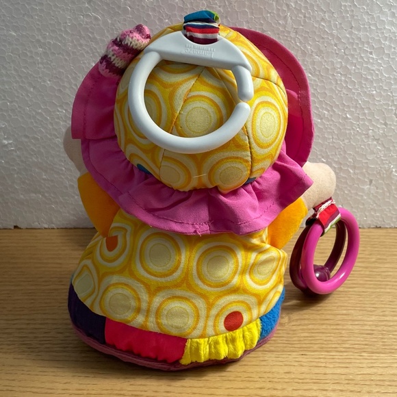 Lamaze Tomy Plush Baby Doll Red Hair Ginger Rattle Sensory Crinkle Learning Toy - Picture 3 of 13